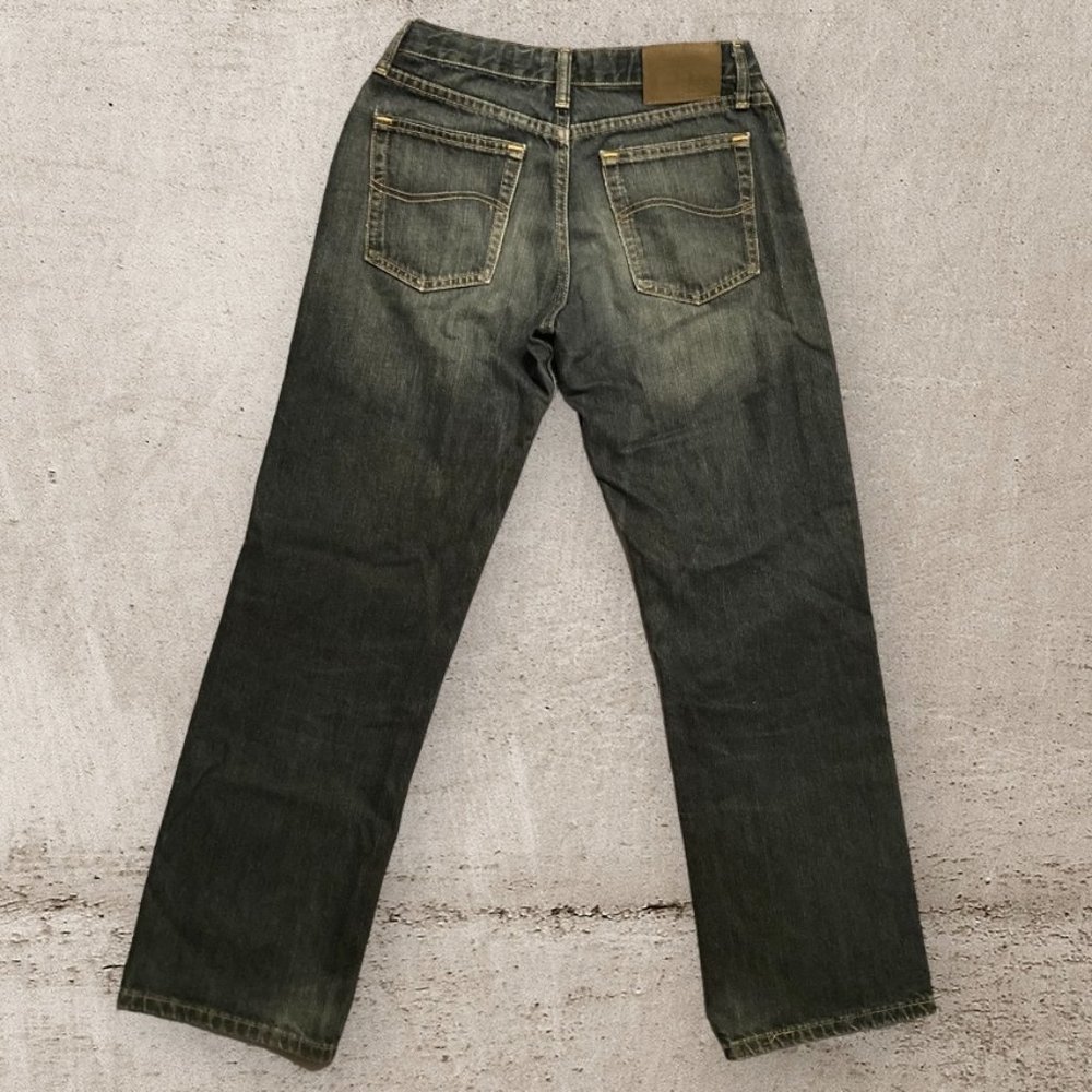 EUC Lee Premium Select Boys Medium Wash Denim Jeans Blue Size 18R (#1)